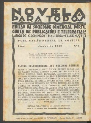 1929,1,5: 1 ano, no. 5 (junho de 1929)