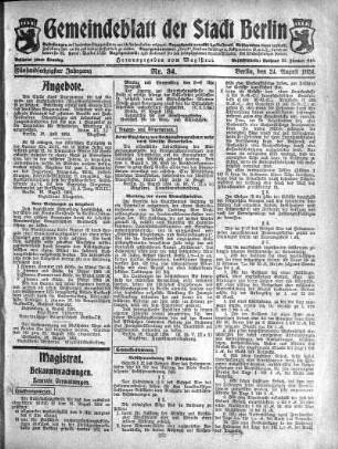 1924,34: Nr. 34, 24. August 1924