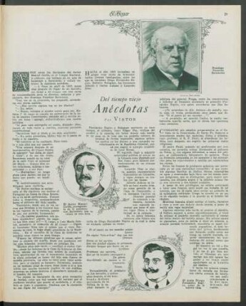 Anécdotas : Del tiempo viejo