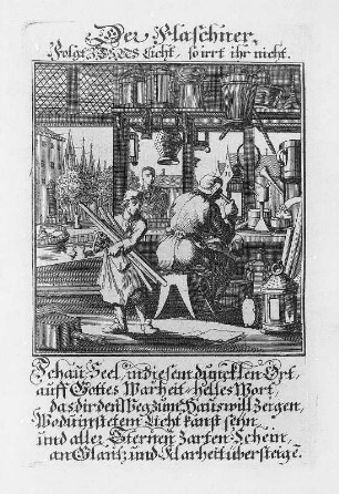 Der Flaschner, Stich, 1698