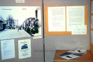 Schwarzenbek: Ausstellung zu 100 Jahre Strecke Bad Oldesloe - Schwarzenbek