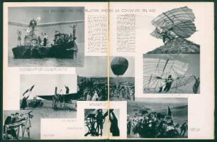 Las imágenes del cine relatan, ahora, la conquista del aire
