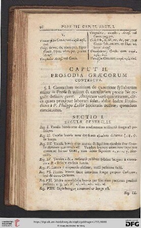 Caput II: Prosodia Graecorum