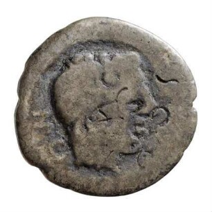 Münze, Quinar, 47 - 46 v. Chr.