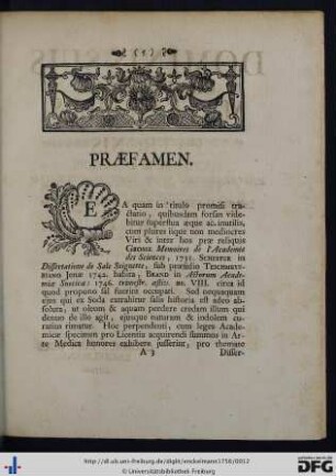 Praefamen.