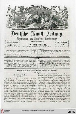Nr. 33 (18. August 1861)