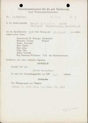 Hüser, Ernst