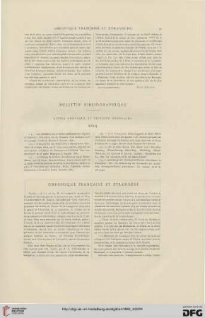 Bulletin bibliographique: livres nouveaux et éditions nouvelles