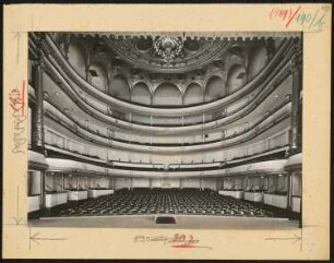 Schauspielhaus, Köln: Ansicht Zuschauerraum