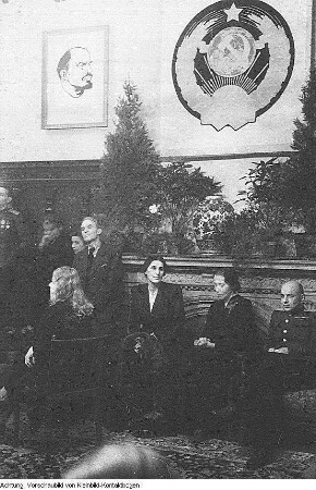 Einweihung des Hauses der Sowjetkultur durch Oberst Kusminow, Gründung der Gesellschaft zum Studium der Kultur der Sowjetunion (SU) (später: Gesellschaft für Deutsch-Sowjetische Freundschaft (DSF)), 8. November 1947 / 15.September 1947