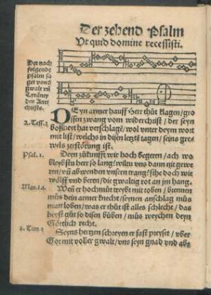 Der zehend Psalm ...