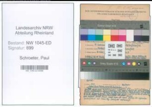 Entnazifizierung Paul Schroeter , geb. 05.11.1910 (Lehrer)