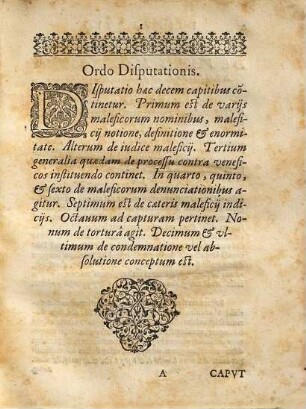 Dispvtatio Ivridica De Maleficis Et Processv Adversvs Eos Institvendo