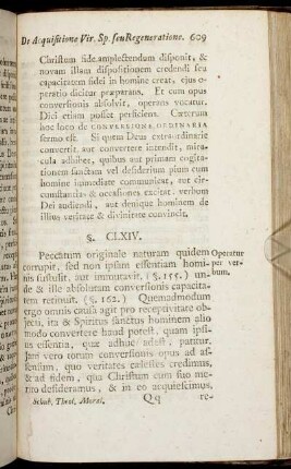 §. CLXIV. - §. CLXVIII.
