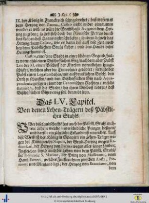 Cap. LV - LVII.