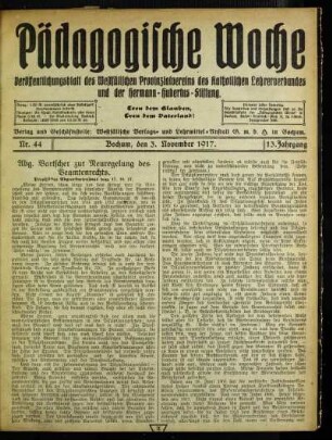 Abg. Bartscher zur Neuregelung des Beamtenrechts : Preußisches Abgeordnetenhaus vom 17.10.1917