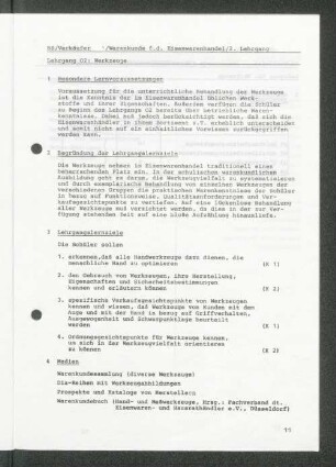 Lehrgang 02: Werkzeuge