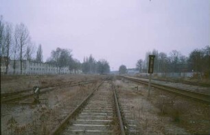 Kummersdorf-Gut Gleisanlagen Weiche Einfahrsignal Kasernen