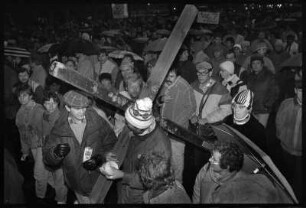 Montagsdemonstration auf dem Ring, Leipzig