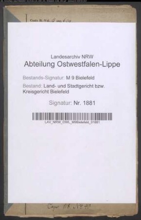 Sonstige: Laer, von, Henriette Louise, geb. Knemeyer:
