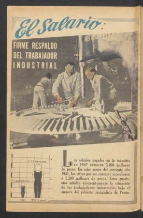 El salario: firme respaldo del trabajador industrial