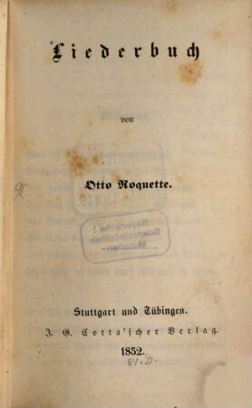 Liederbuch