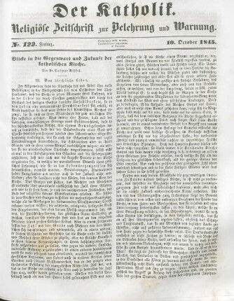 565-567 Blicke in die Gegenwart und Zukunft der katholischen Kirche