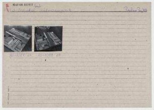 Modell: S-Bahnhof Ernst-Thälmann-Park. Berlin, Prenzlauer Berg, Greifswalder Straße/Grellstraße/Storkower Straße