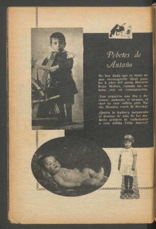 Pebetes de antaño