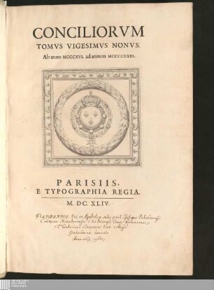 Tomvs Vigesimvs Nonvs: Ab anno MCCCXVI. ad annum MCCCCXXIII.