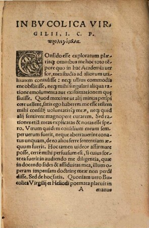 P. Virgilii Maronis Bvcolicorum, post omnes omnium aliorum non contemnendae explicatio