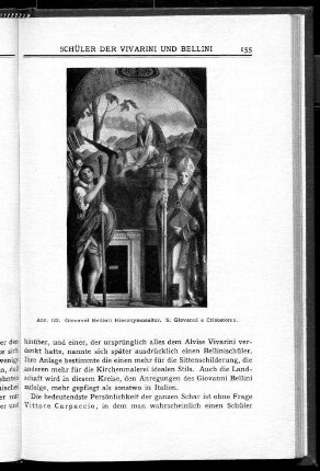 Abb. 122. Giovanni Bellini: Hieronymusaltar. S. Giovanni e Crisostomo.