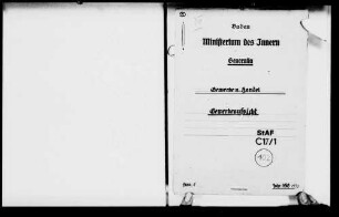 Gewerbeaufsicht allgemein