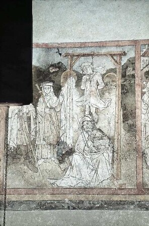 Legende des heiligen Jakobus und der Pilgerfamilie
