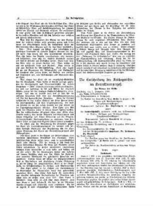 Die Entscheidung des Reichsgericht im Konrektorenprozeß