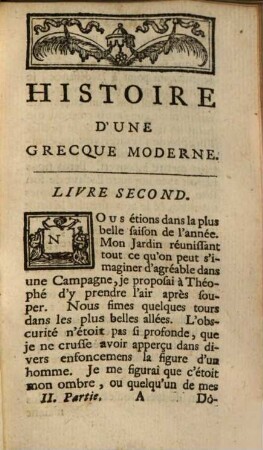 Histoire D'Une Grecque Moderne, 2