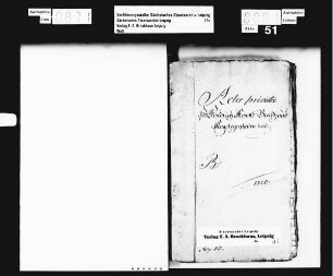 Prozesse und Rechtsstreite zwischen Friedrich Arnold Brockhaus und Adolf Müllner (1774 - 1828), Rechtsanwalt und Schriftsteller in Weißenfels, Bd. 2