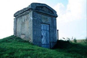 Wasserwerk von 1925 oberhalb des Ortes