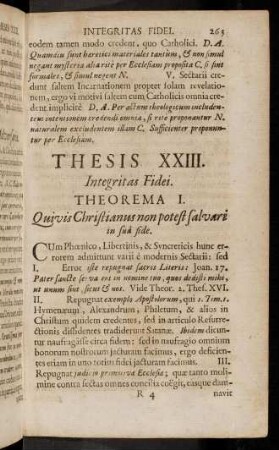 263-272, Thesis XXIII