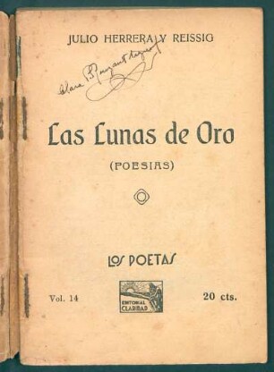 Las lunas de oro : (poesías)