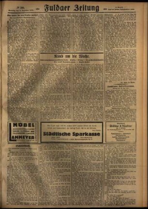 Dritte Ausgabe vom Sonntag, den 09. Dezember 1928.