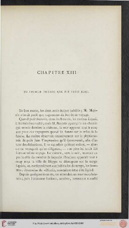Chapitre XIII: Du premier voyage que fit petit Jean