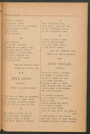 Juan Cuello : (Tango)