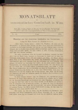 Nr. 95. Juni 1891