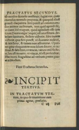 Incipit Tertius.