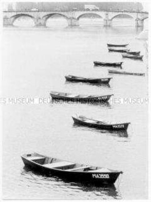 Boote auf der Saône
