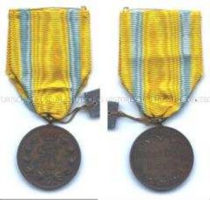 Bronzene Friedrich-August-Medaille am Band für Kriegsverdienste