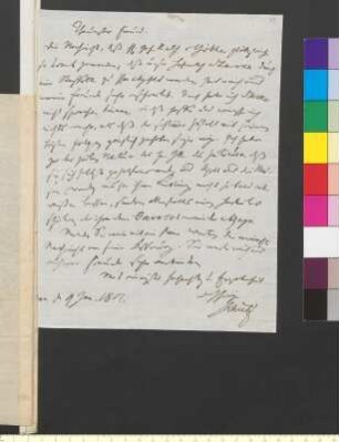 Brief von Schütz, Christian Gottfried an Goethe, Johann Wolfgang von