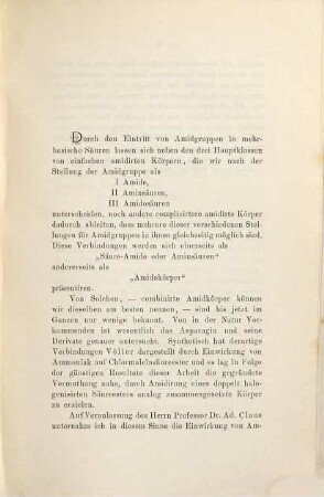 Über die Einwirkung von Ammoniak auf Bibrombernsteinsaeure und über Diamidobernsteinsaeure : Inaug. Diss.