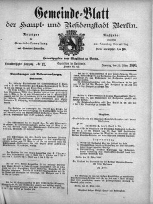 1890,12: No. 12, 23. März 1890